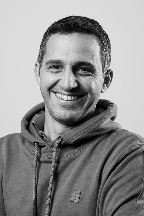 Photo de Marc Birot en noir et blanc